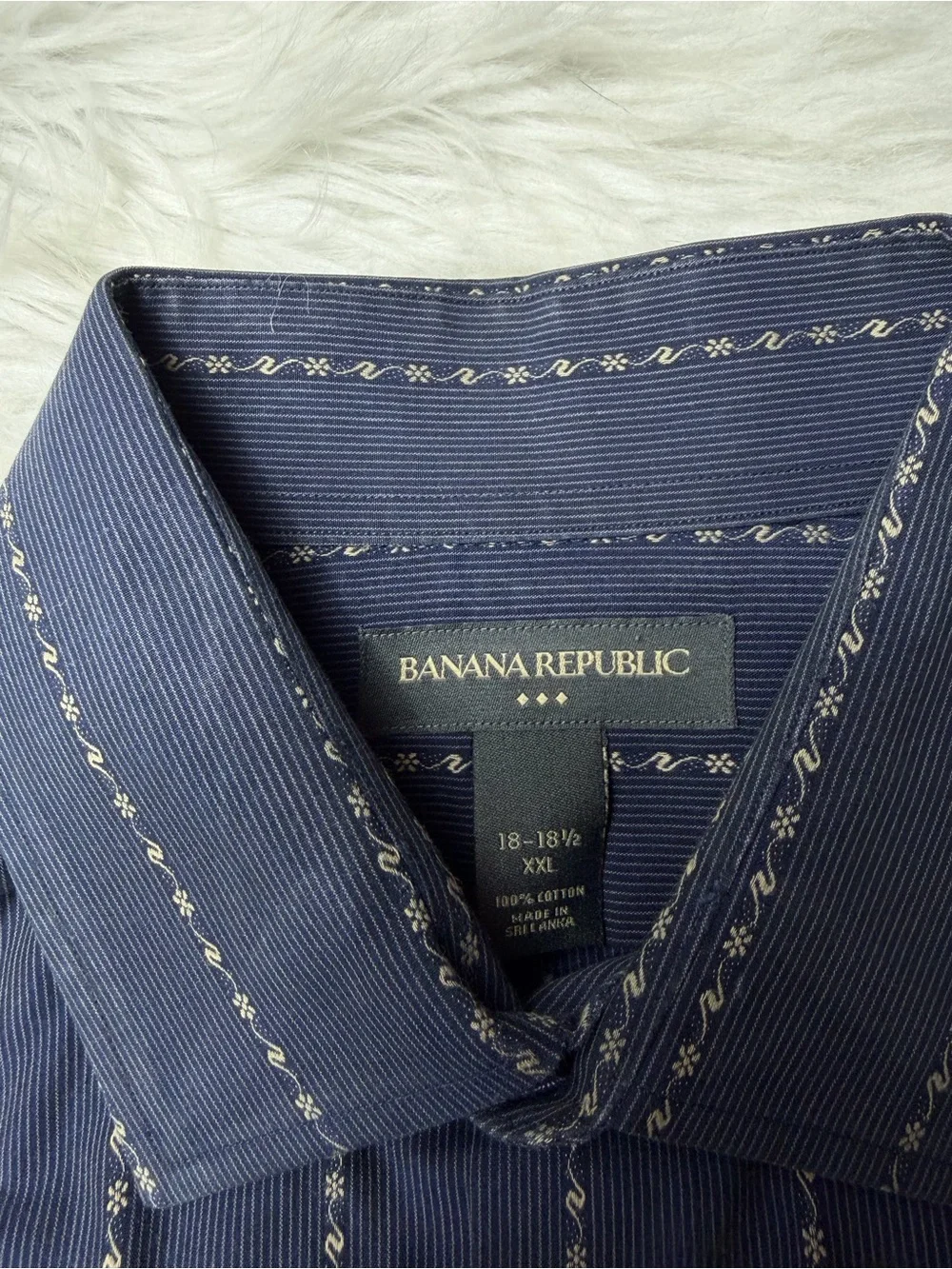 Banana Republic Embroidered Dress Shirt